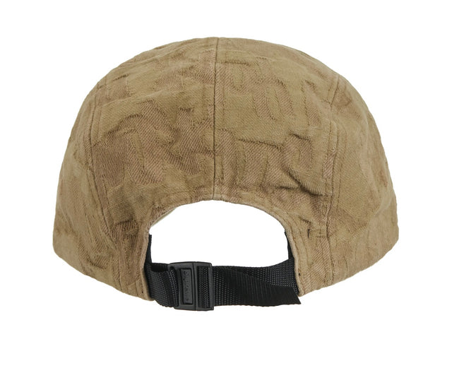 Supreme Fat Tip Jacquard Denim Camp Cap Olive