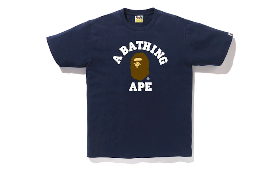 Bape College Tee Royal/Blue