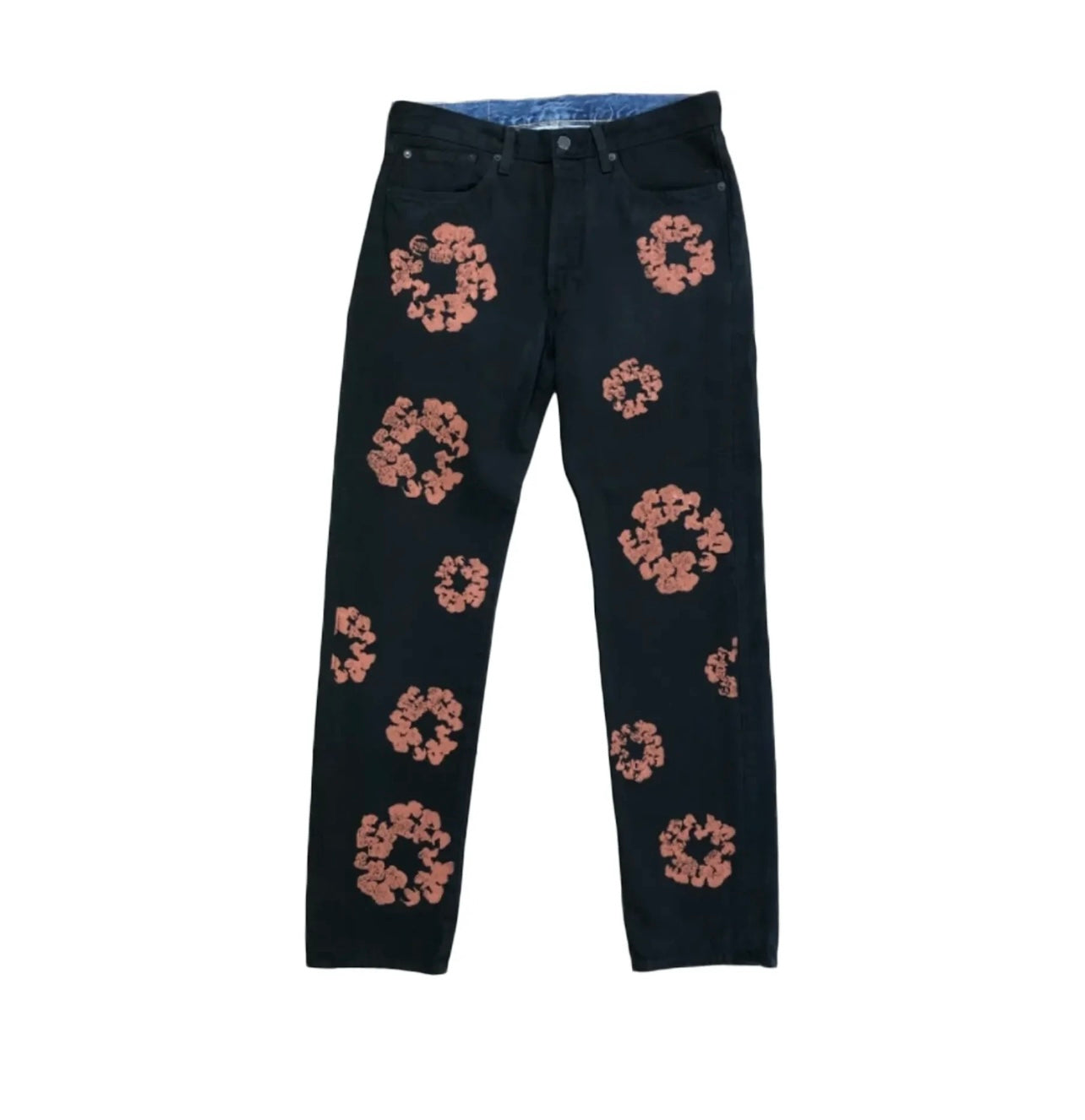 Black/Red Clay Denim Tears Levi's Cotton Wreath Jeans