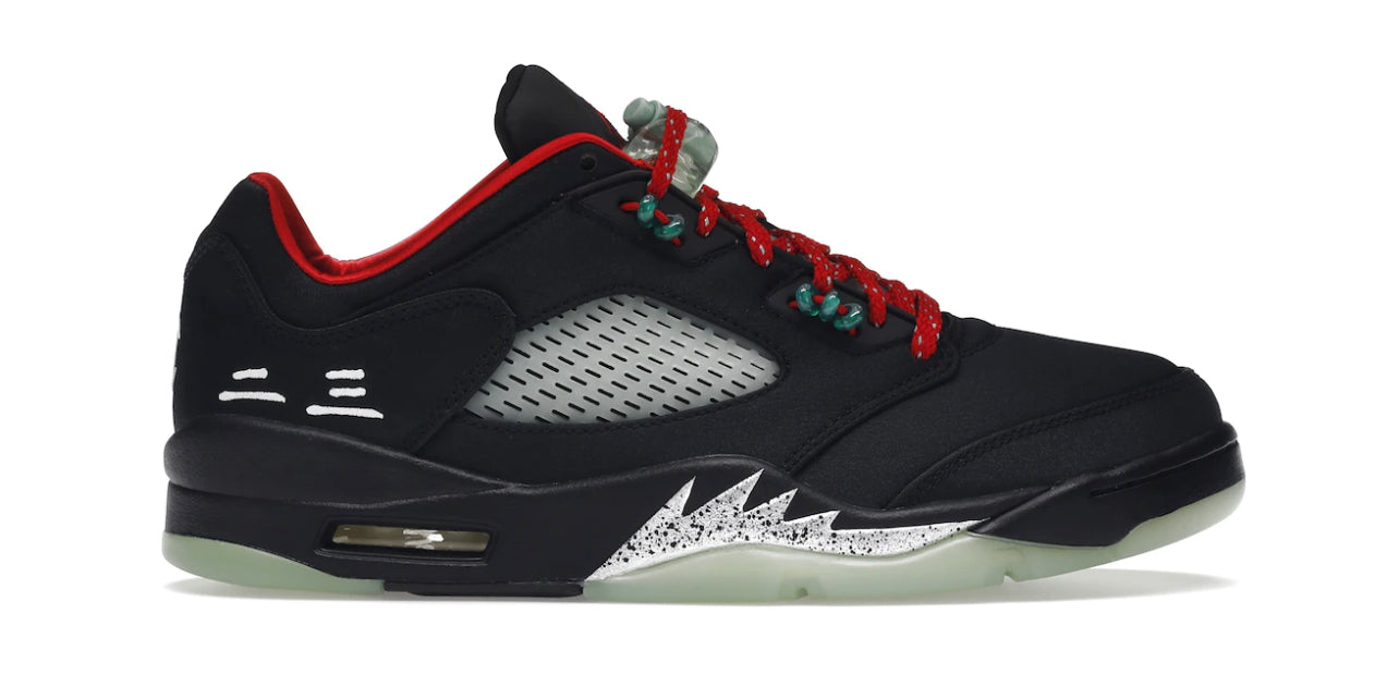 CLOT Jade Jordan 5 Retro Low Black/Red