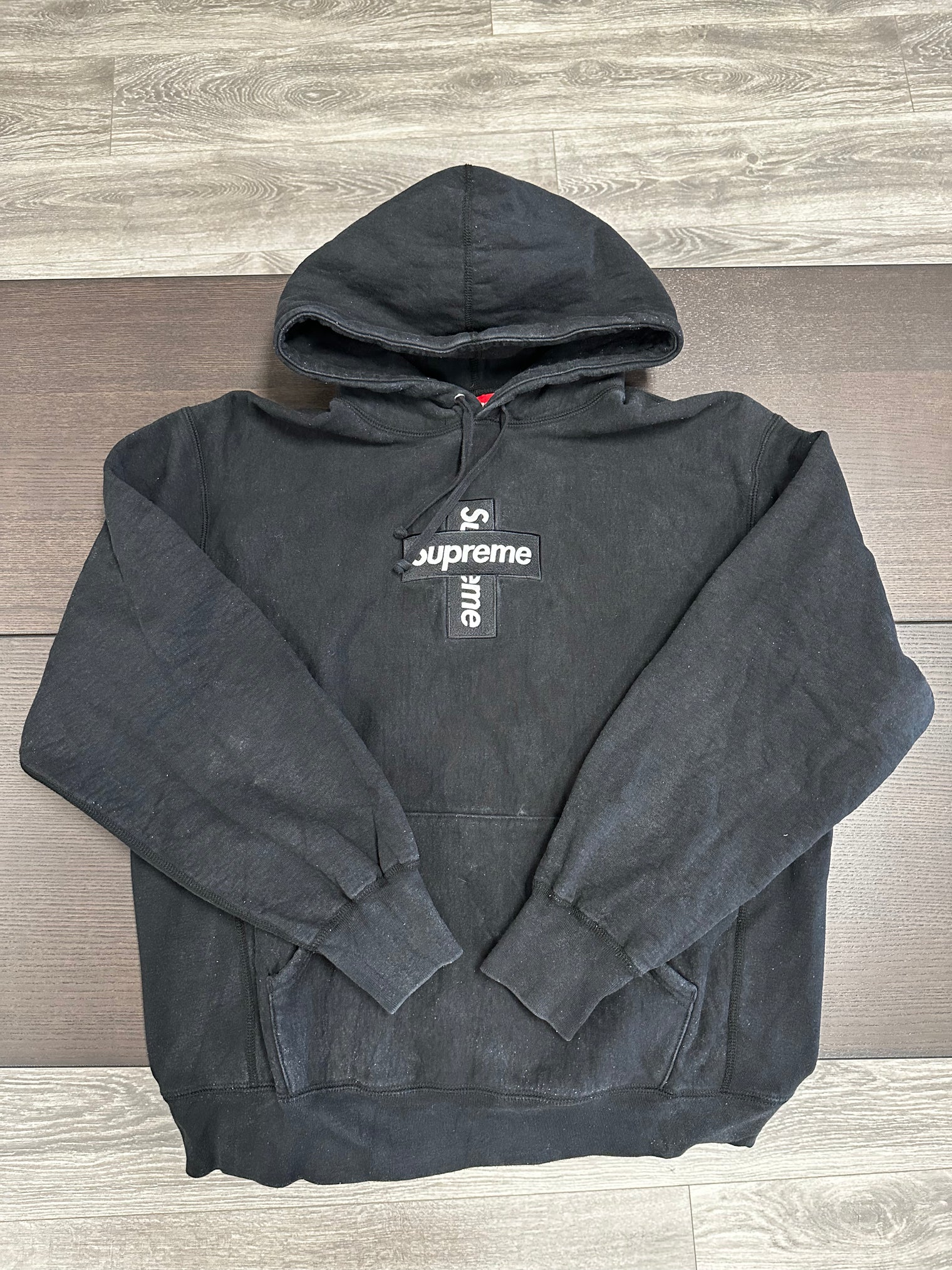 Supreme Cross Box Logo Black (Used)
