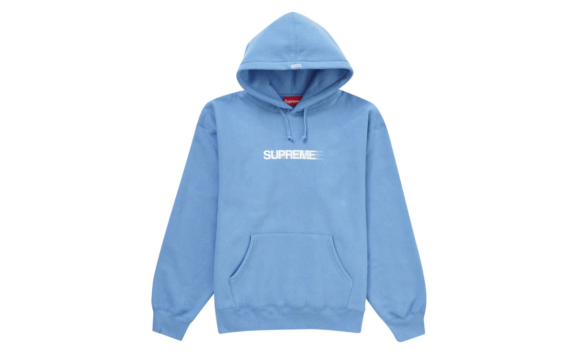 Supreme Motion Logo Hoodie Blue SS23