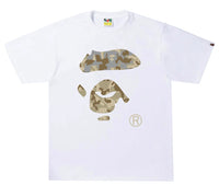 BAPE Sand Camo Ape Face Tee (Japanese Sizing)