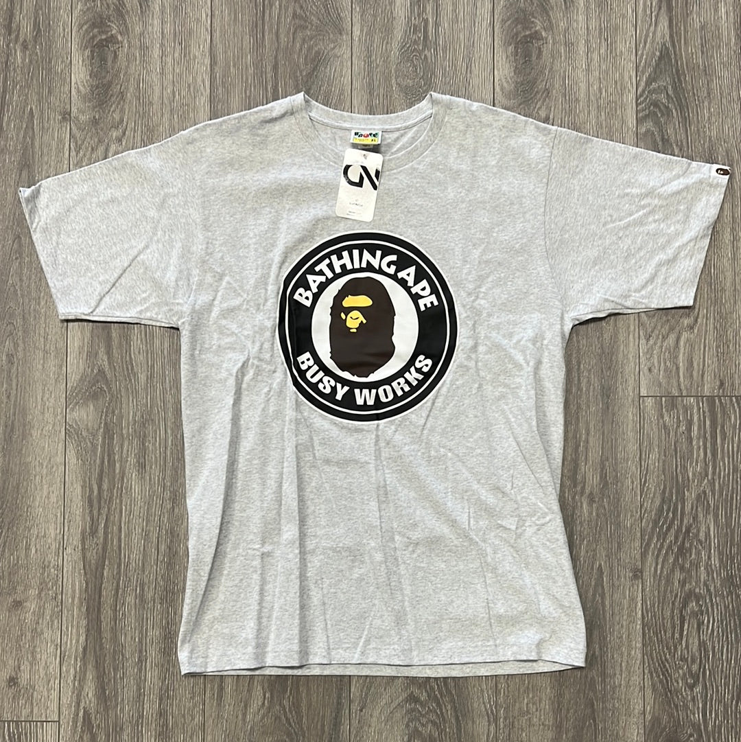Bathing Ape Busy Works Bape Tee Grey