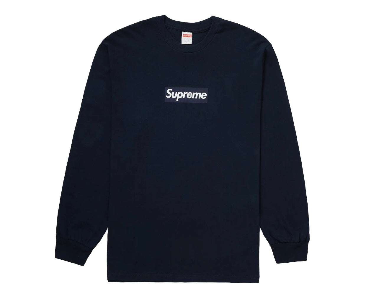 Supreme Box Logo L/S Tee Navy