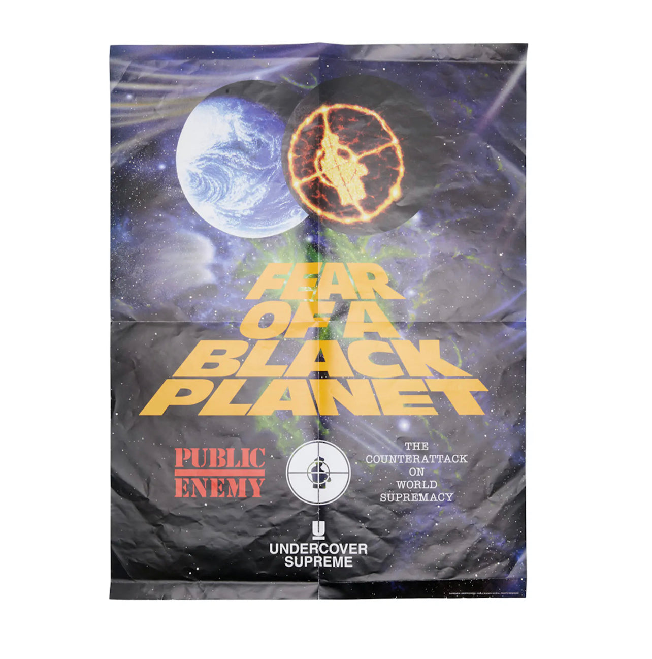 Supreme x Undercover X Public Enemy Fear Of A Black Planet Poster