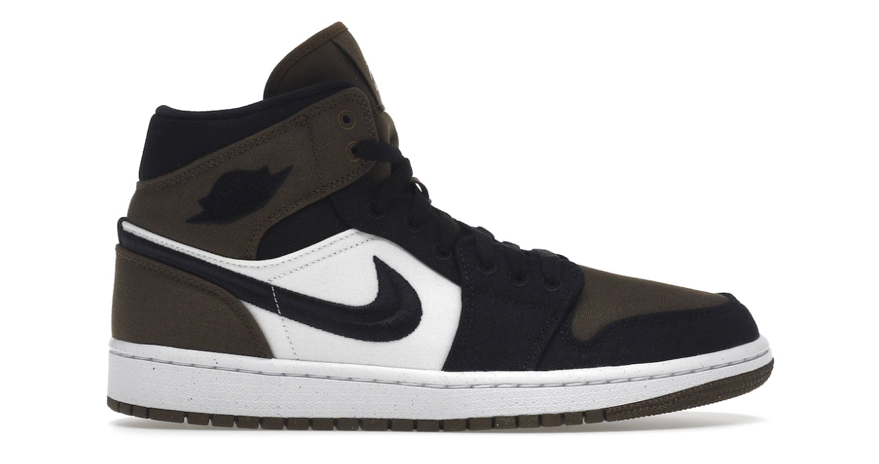 Olive Toe Jordan 1 Mid (W)