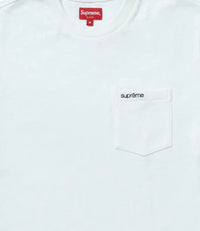 Supreme S/S Pocket Tee White (SS22)