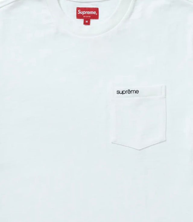 Supreme S/S Pocket Tee White (SS22)