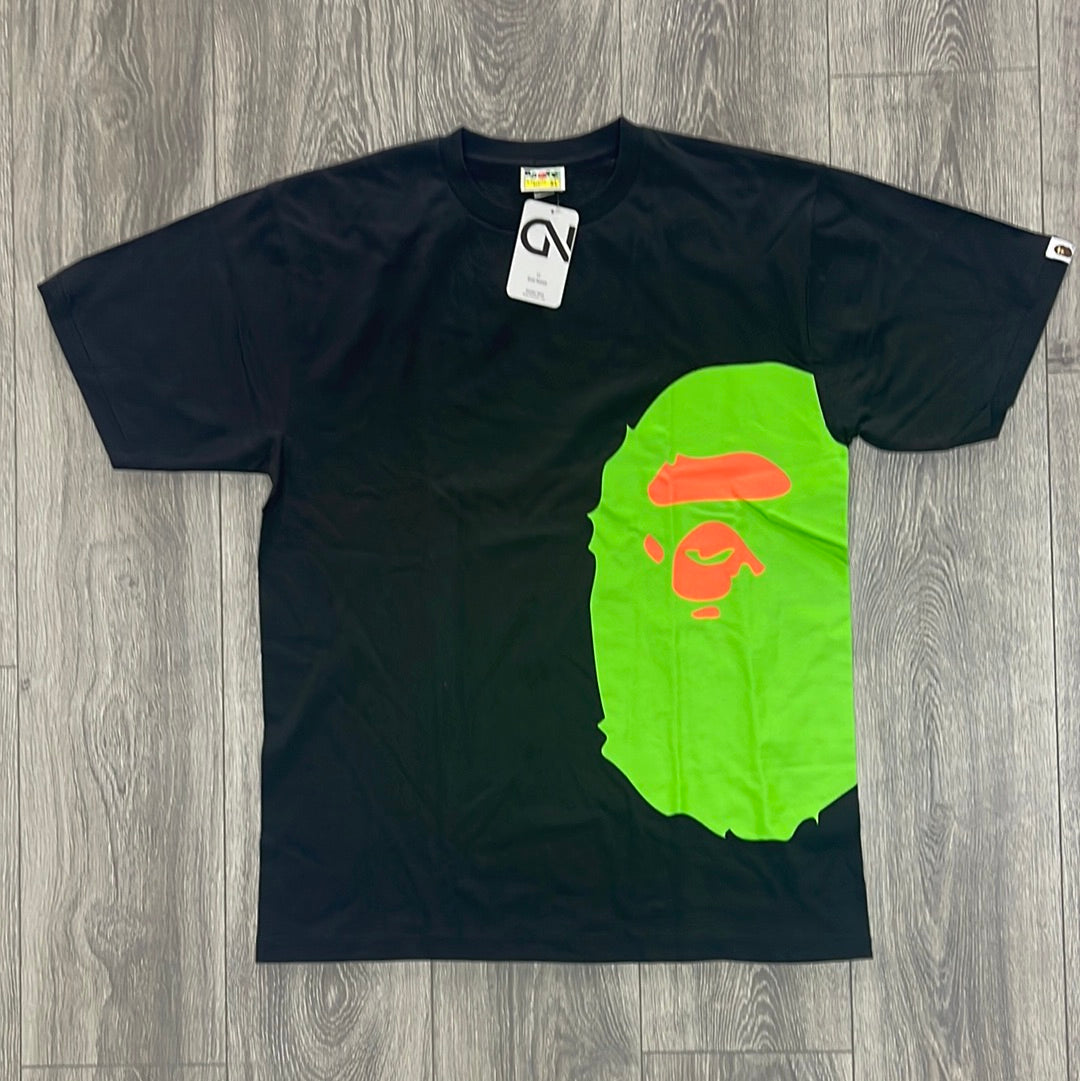 Bape Black Big Logo Side Tee