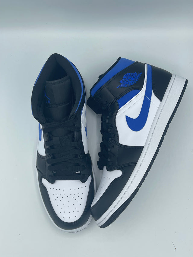 White Black Racer Blue Jordan 1 Mid