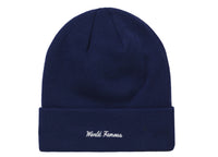 Supreme New Era Box Logo Beanie Washed Navy