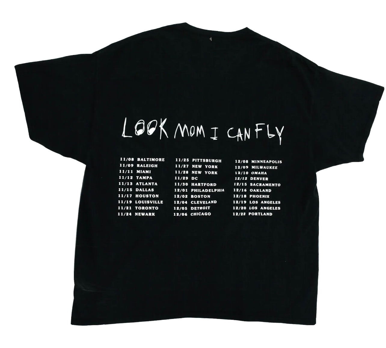 Travis Scott Look Mom Tee Black