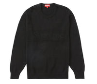 Supreme Tonal Paneled Sweater Black