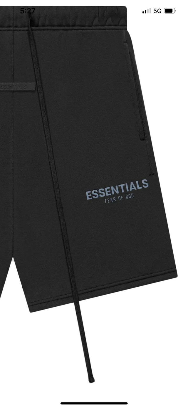 FOG Essentials Shorts (SS21) Black/Stretch Limo