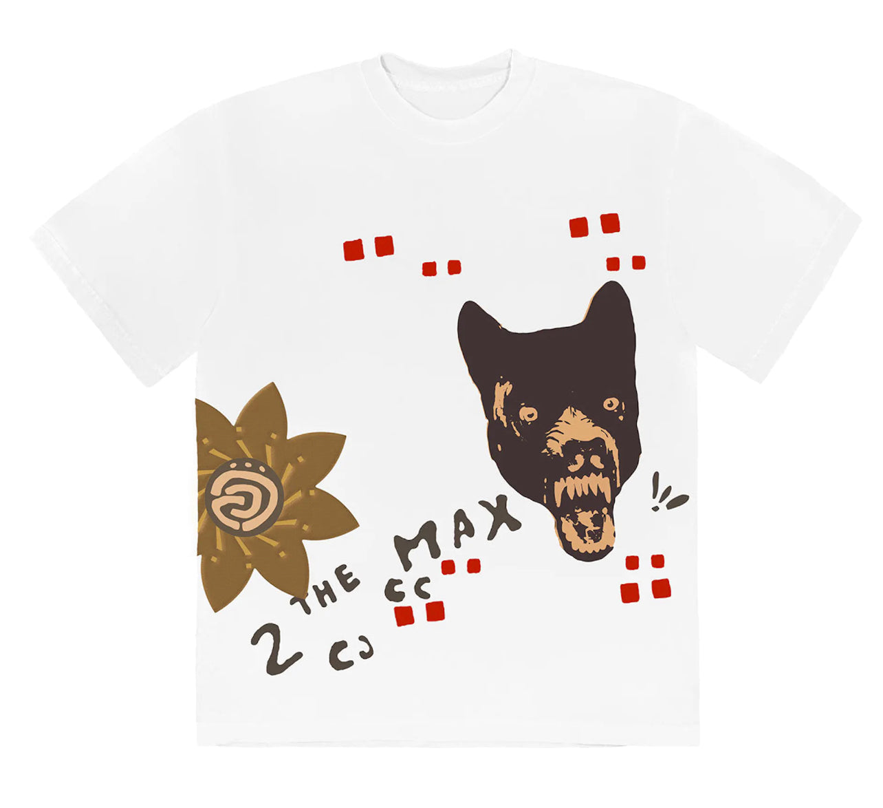 Travis Scott Cactus Jack Wolf T-shirt White
