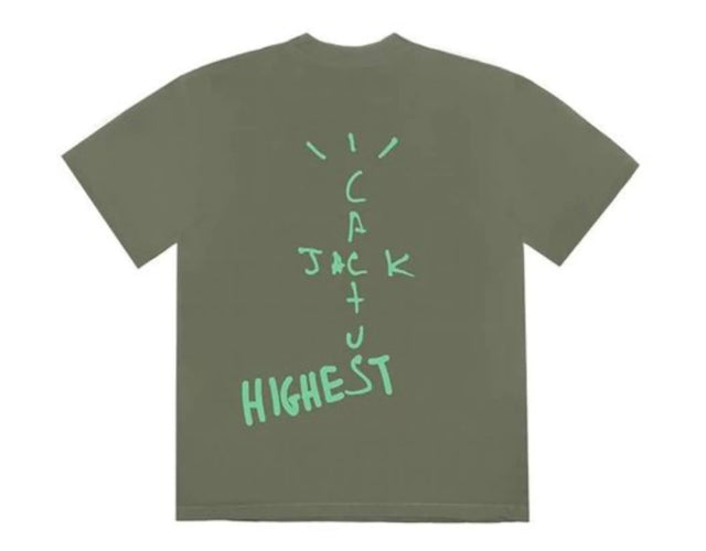 Travis Scott Jordan Cactus Jacket Highest Olive Tee