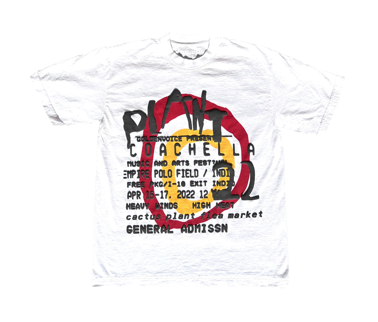Cactus Plant Flea Market Coachella x CPFM Weekend 1 T-Shirt White
