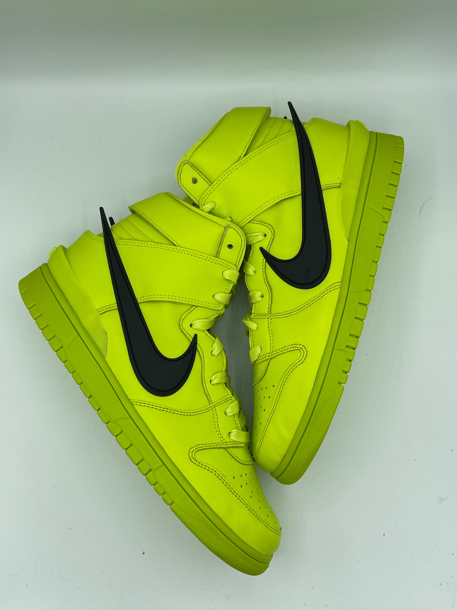 AMBUSH Flash Lime Nike Dunk High
