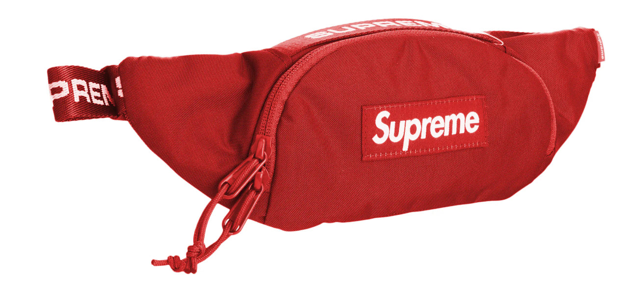 Supreme Small Puffer Bag Red Paisley