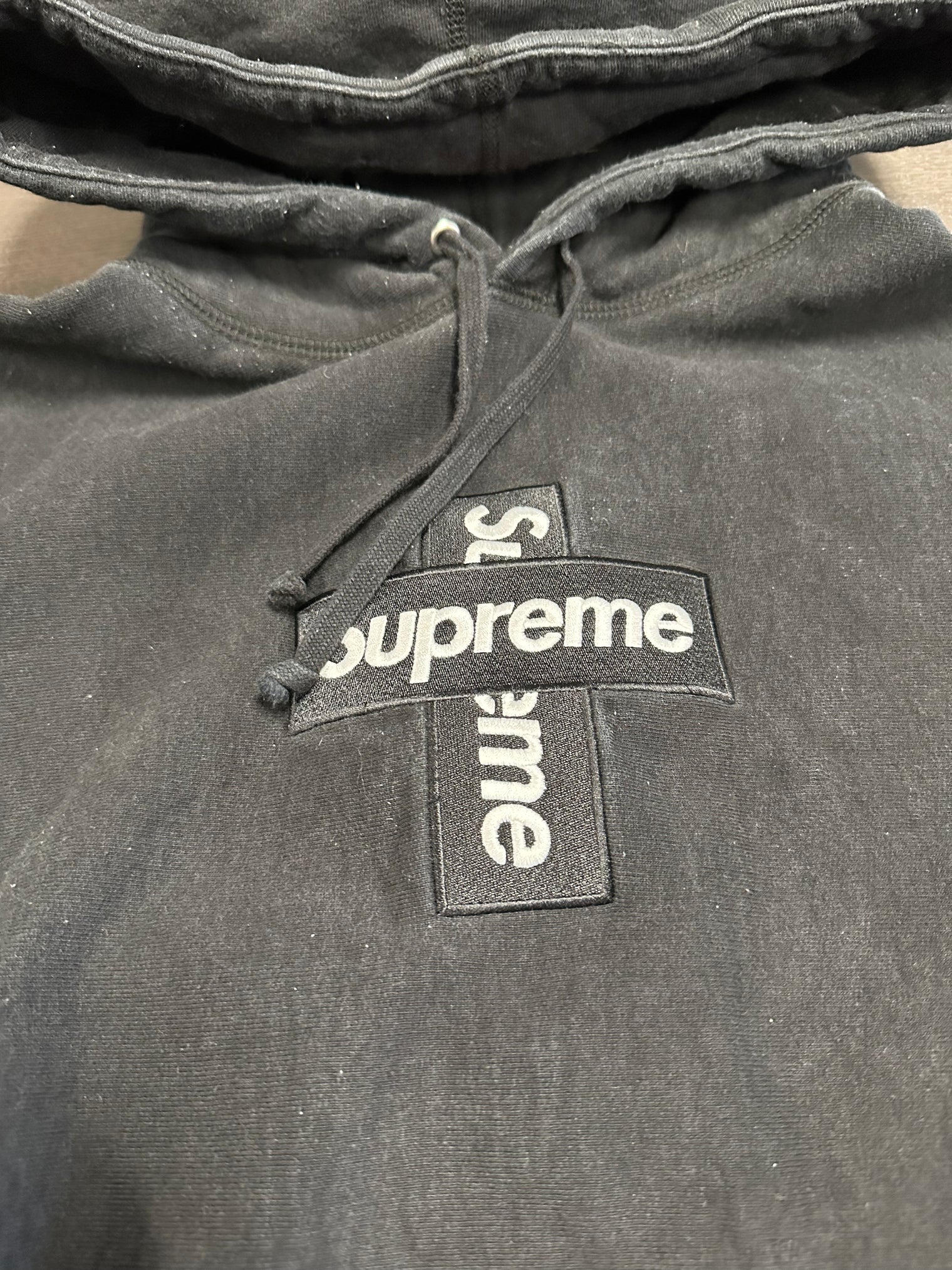Supreme Cross Box Logo Black (Used)