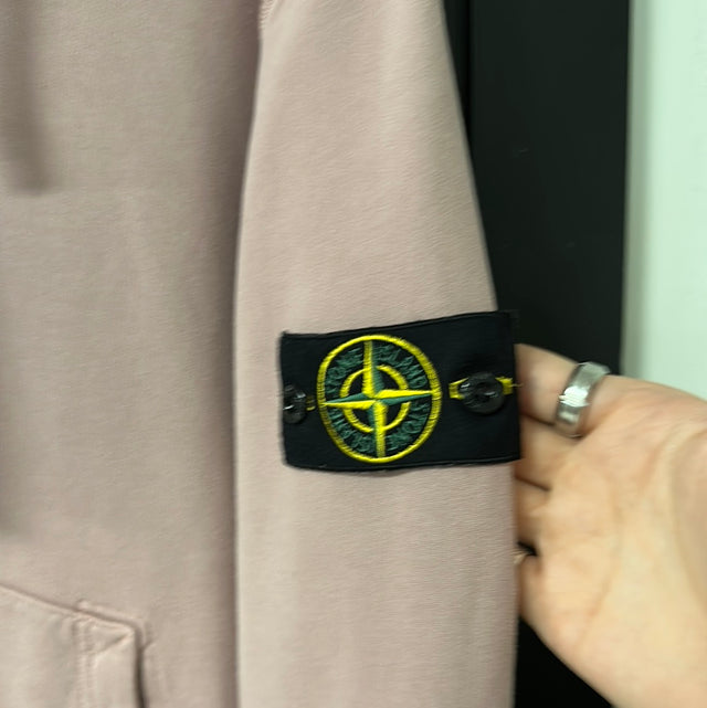 Stone Island Hoodie Rose Quartz (Brand New)