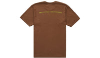 Supreme Warning Tee Brown