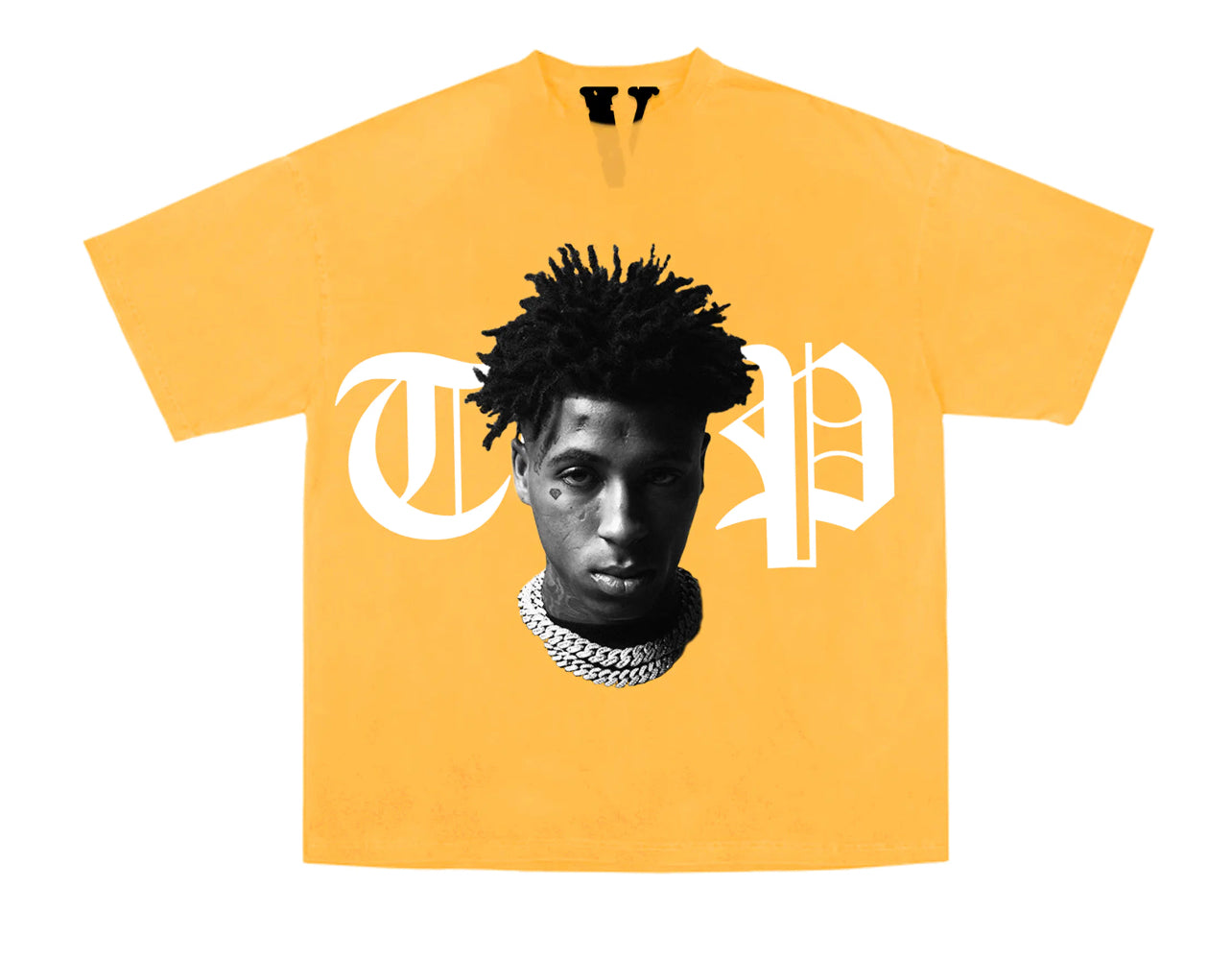 NBA Youngboy x Vlone Peace Hardly Yellow Tee
