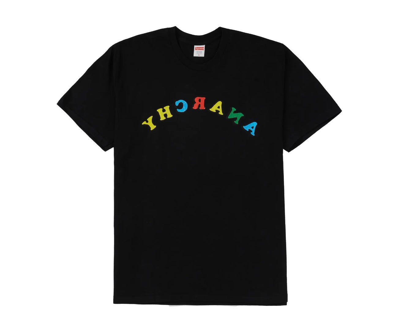 Supreme Jamie Reid Anarchy Tee Black