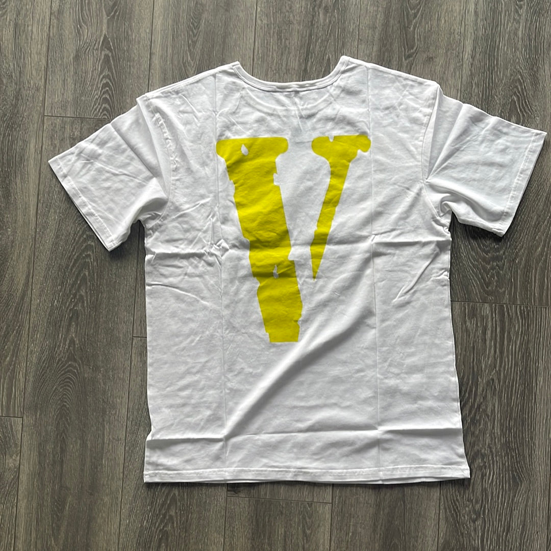 Vlone Staple Tee Yellow / White
