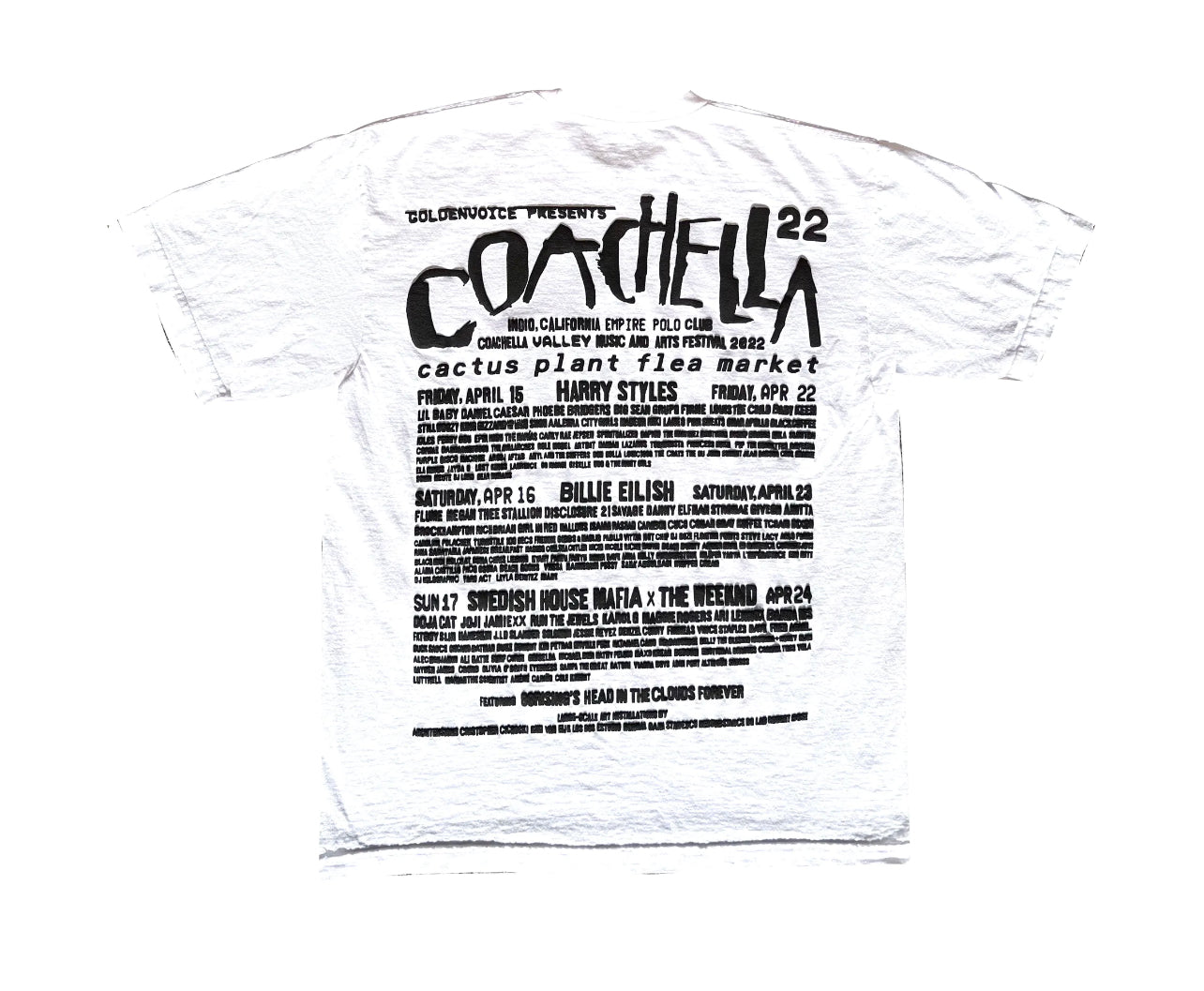 Cactus Plant Flea Market CPFM x Coachella T-Shirt White