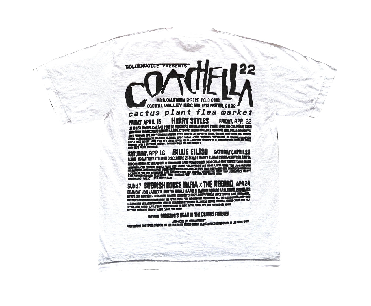 Cactus Plant Flea Market Coachella x CPFM Weekend 1 T-Shirt White