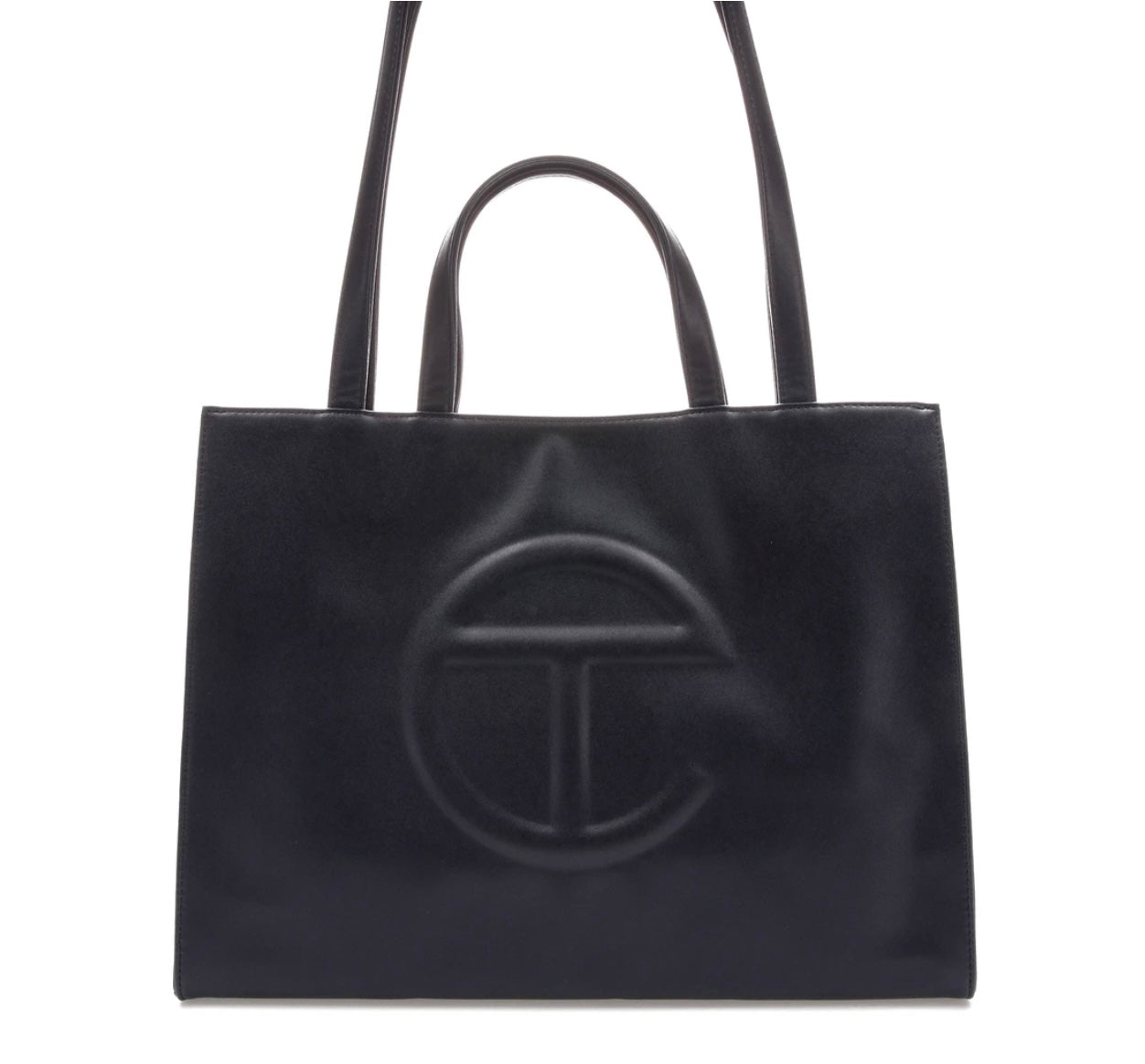 Medium Navy Telfar Shopping Bag