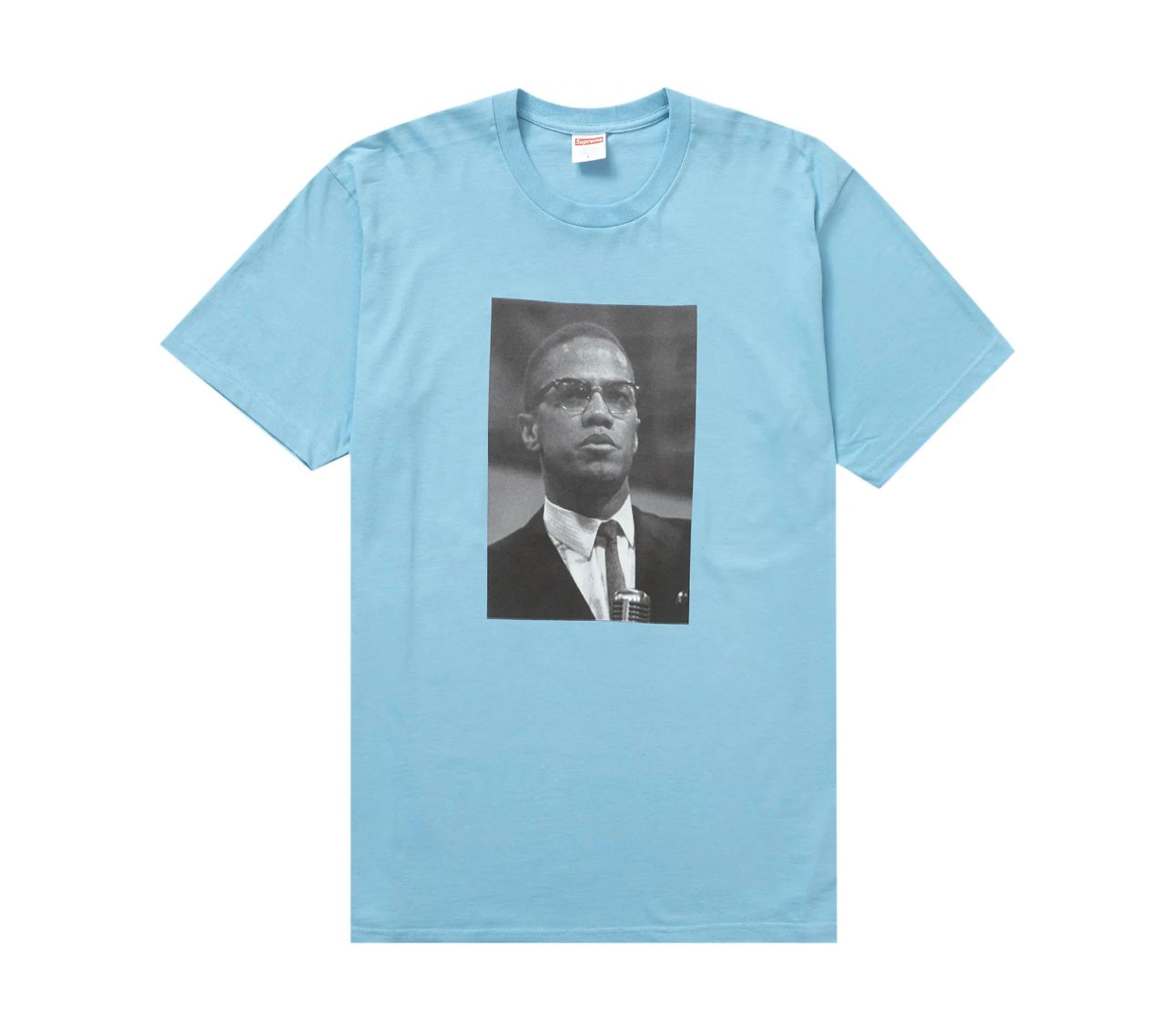 Supreme Roy DeCarava Malcolm X Tee Light Slate