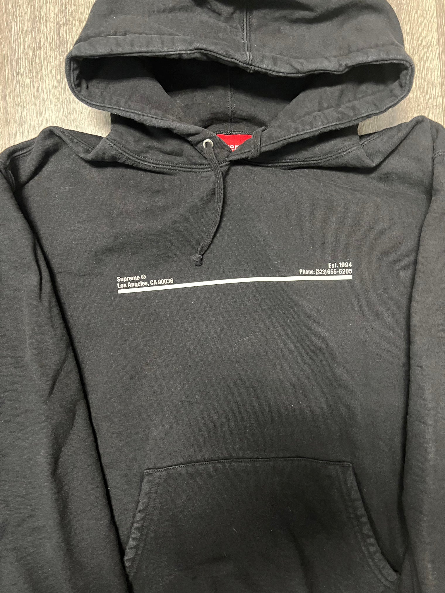 Supreme Est 1994 Los Angeles Hoodie (USED)
