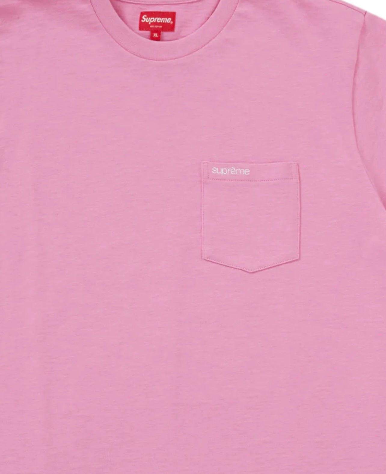 Supreme S/S Pocket Tee Bright Pink(SS22)