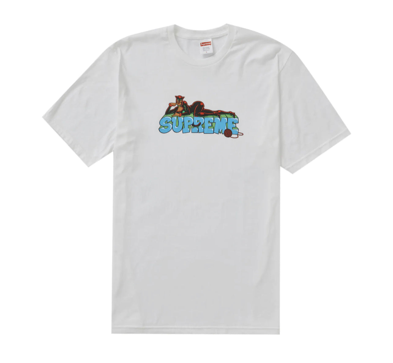 Supreme Catwoman White Tee
