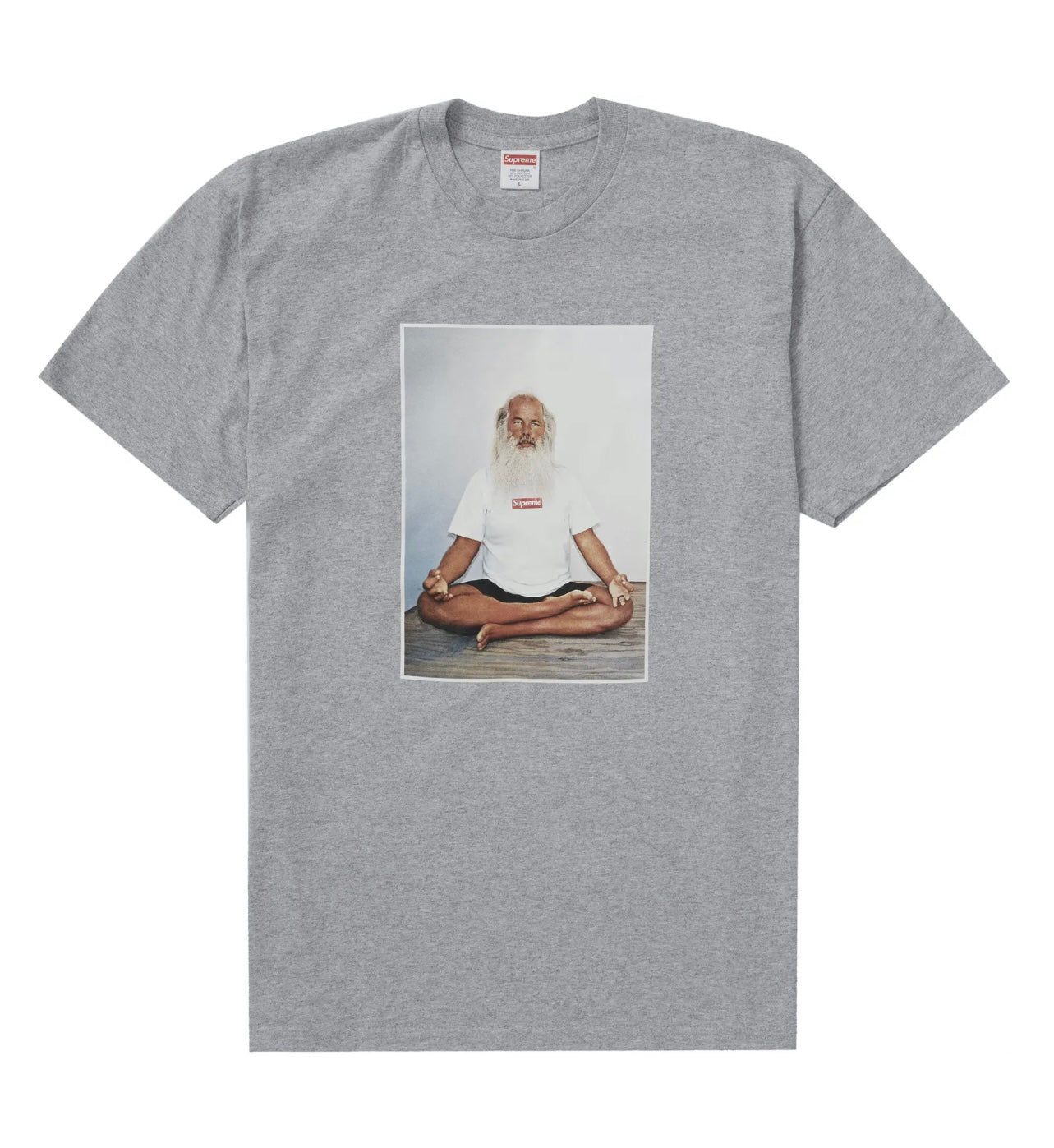 Supreme Rick Rubin Tee Heather Grey
