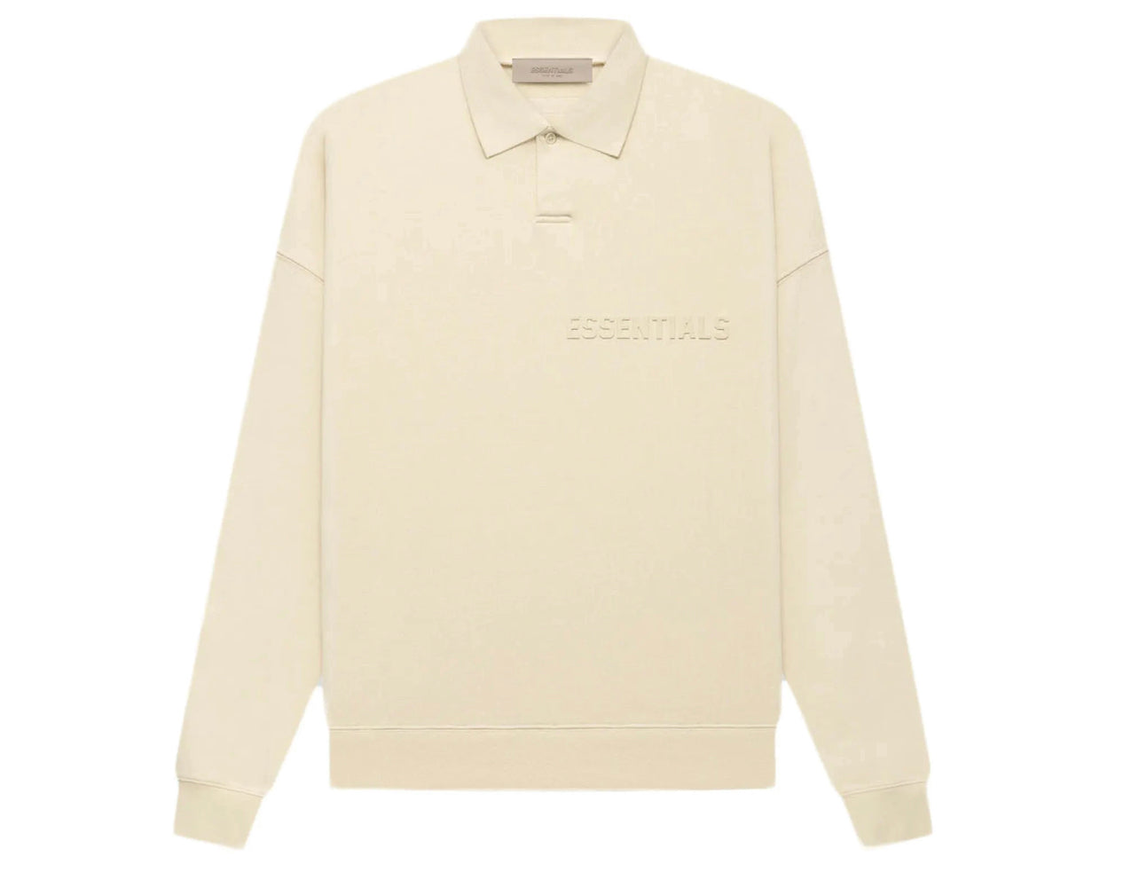 Eggshell Fear of God Essentials L/S Polo