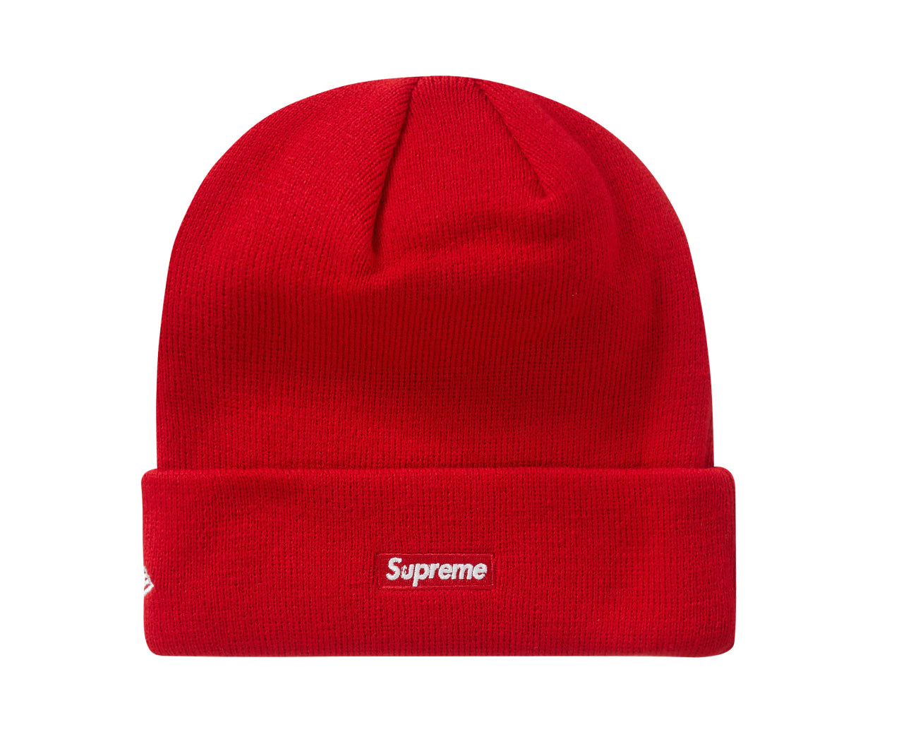 New Era S Logo Supreme Beanie Red