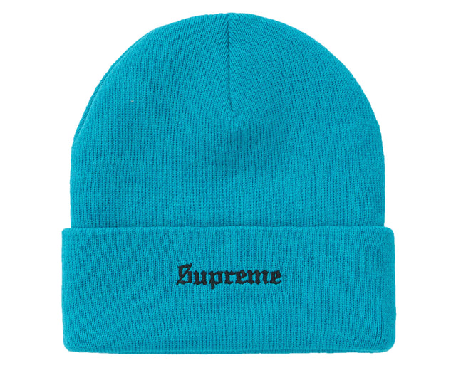 Supreme Martin Wong 8-Ball Beanie Bright Blue