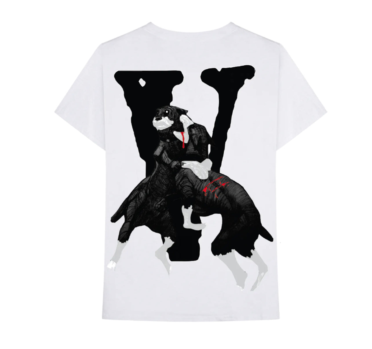 City Morgue x Vlone Dogs Tee White
