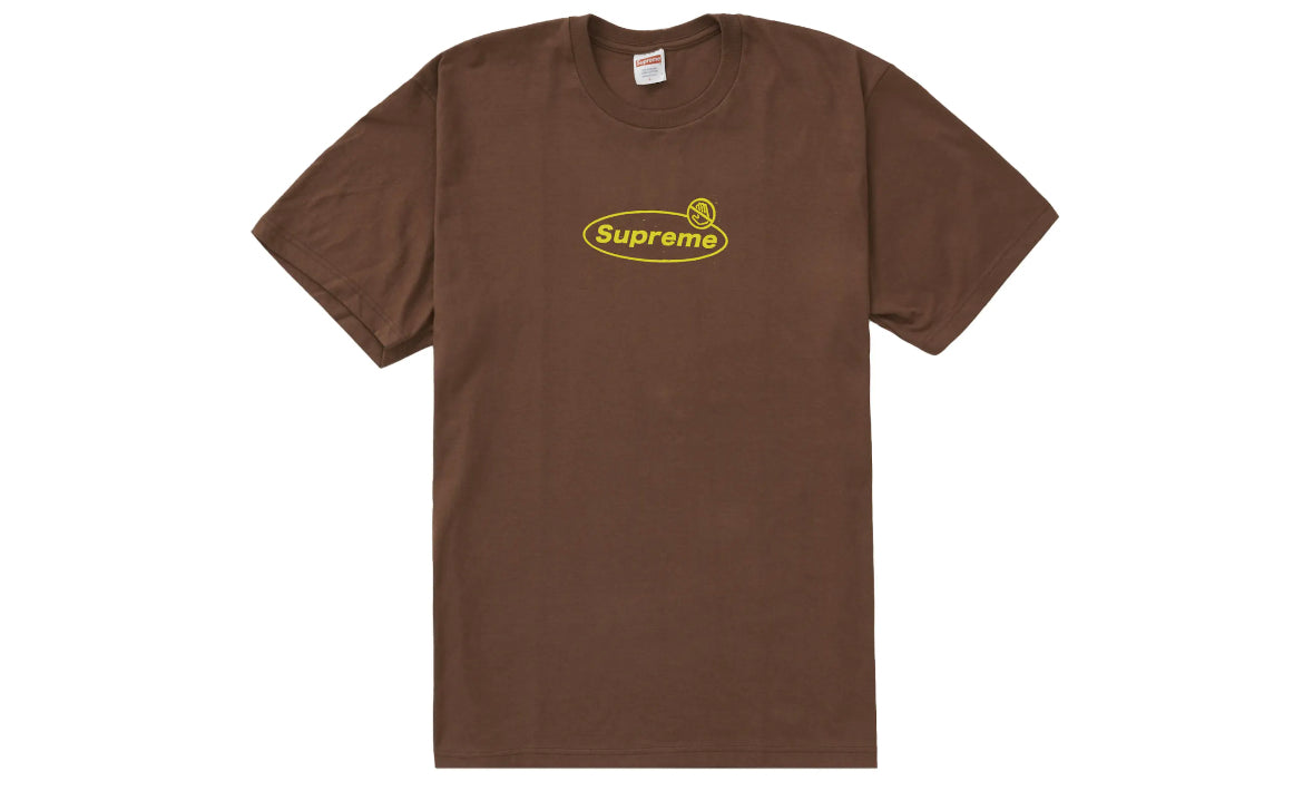 Supreme Warning Tee Brown