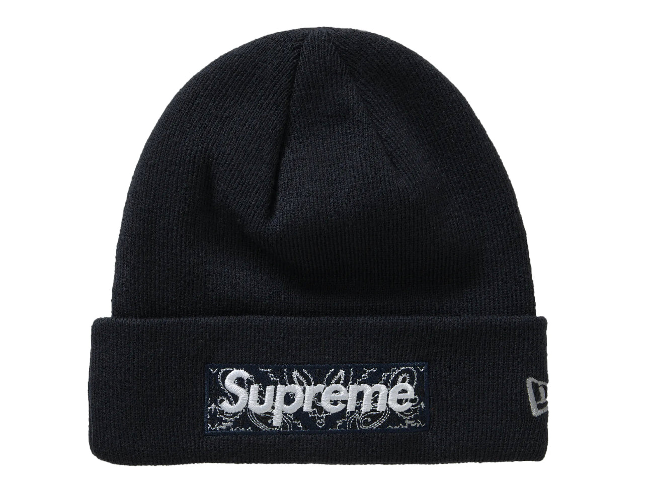 Supreme New Era Box Logo Beanie Black