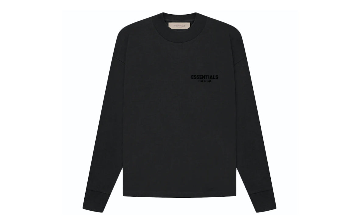 Essentials Black/Limo Long Sleeve Tee (SS22)