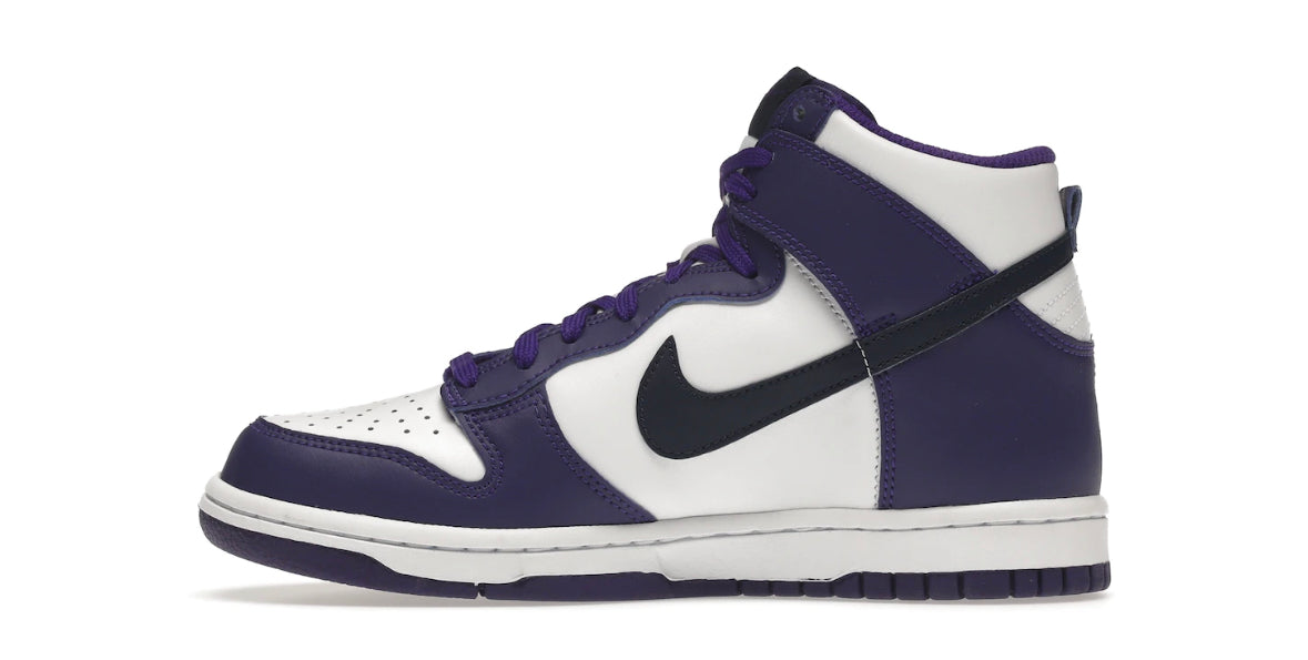 Nike Dunk High Electro Purple Midnight Navy (GS)