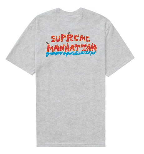Supreme Manhattan Tee Ash Grey