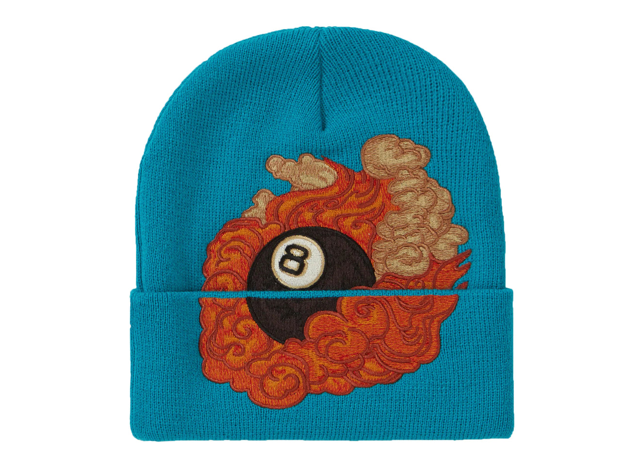 Supreme Martin Wong 8-Ball Beanie Bright Blue