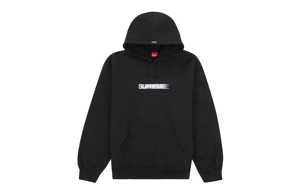 Supreme Motion Logo Hooded Sweatshirt Black SS23