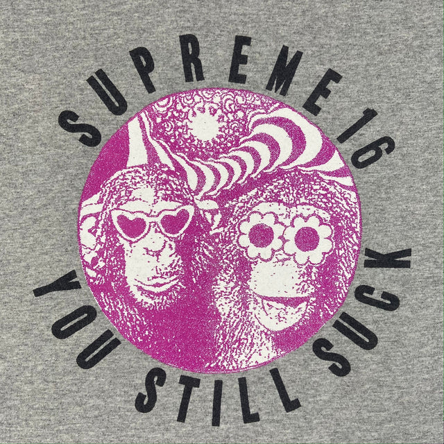 Supreme You Still Suck Tee Heather Grey (SS16)